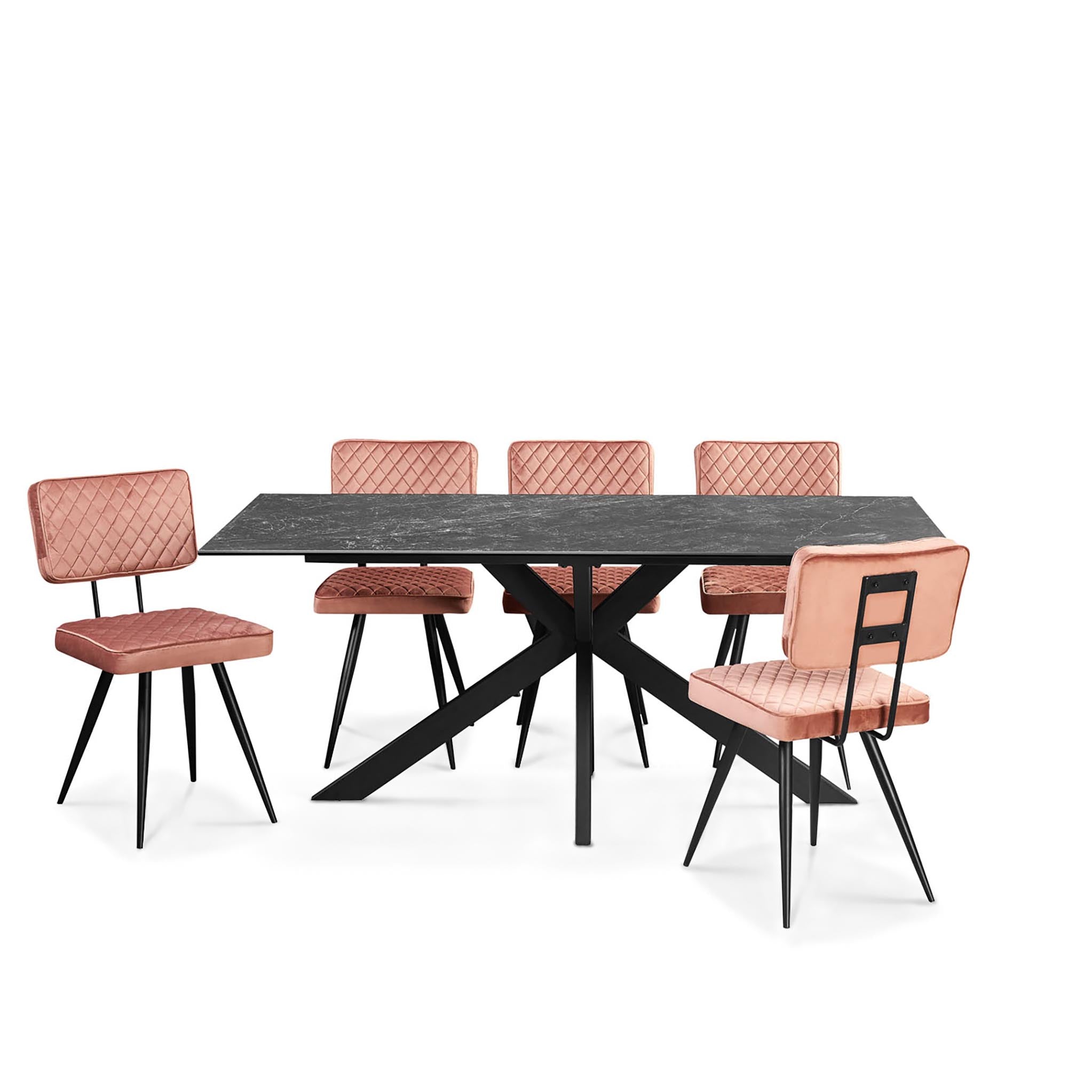 Harlow dining table clearance and 4 chairs