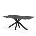 Harlow 180cm Ceramic Dining Table Italia Grey