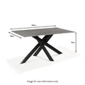 Harris 140cm Ceramic Dining Table