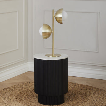 Estelle Brushed Dome Table Lamp