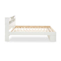 side view of the Farndon White Storage Bed