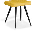 Flynn Dining Chair - Mustard Velvet