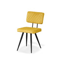 Flynn Dining Chair - Mustard Velvet