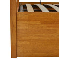 Atlas Oak Single Wooden Ottoman Bed from Roseland Furniture