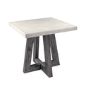 Saltaire Industrial Grey Concrete Lamp Table from Roseland Furniture