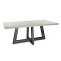 Saltaire Grey Industrial Concrete Dining Table from Roseland Furniture