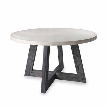 Saltaire Grey Round Dining Table