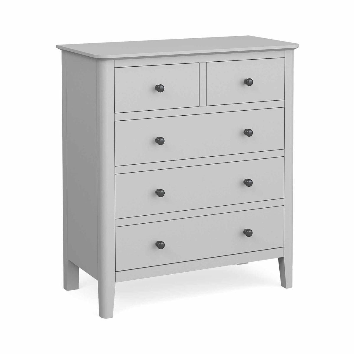Elgin Grey 2 Over 3 Chest of Drawers by Roseland Furniture