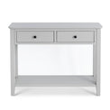Elgin Grey Large Console Table - Front view