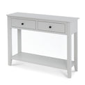 Elgin Grey Large Console Table - Side view