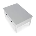Elgin Grey Coffee Table with Drawer - Top view