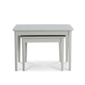 Elgin Grey Nest of Tables - Front view when nested