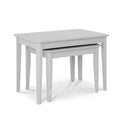 Elgin Grey Nest of Tables - Side view when nested