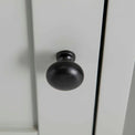 Elgin Grey 90cm Small TV Unit - Close up of door handle