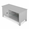 Elgin Grey 90cm Small TV Unit - Side view looking down