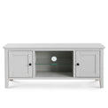 Elgin Grey 120cm large TV stand - Front view
