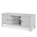 Elgin Grey 120cm large TV stand - Side view  