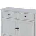 Elgin Grey Small Sideboard - Close up of drawer fronts