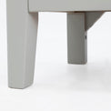 Elgin Grey Small Sideboard - Underside of sideboard feet