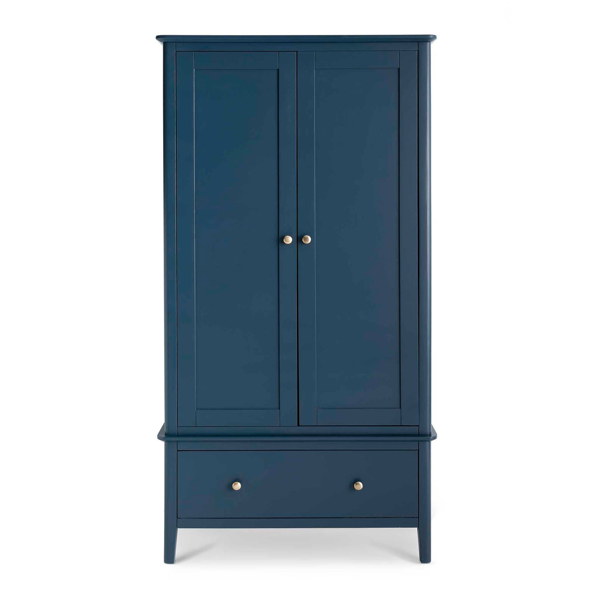 Stirling Blue Double Wardrobe - Front view