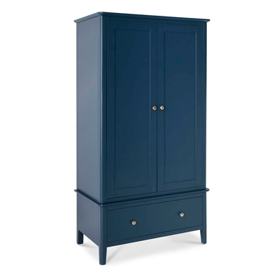 Stirling Blue Double Wardrobe