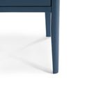 Stirling Blue Side Lamp Table - Close up of legs of table