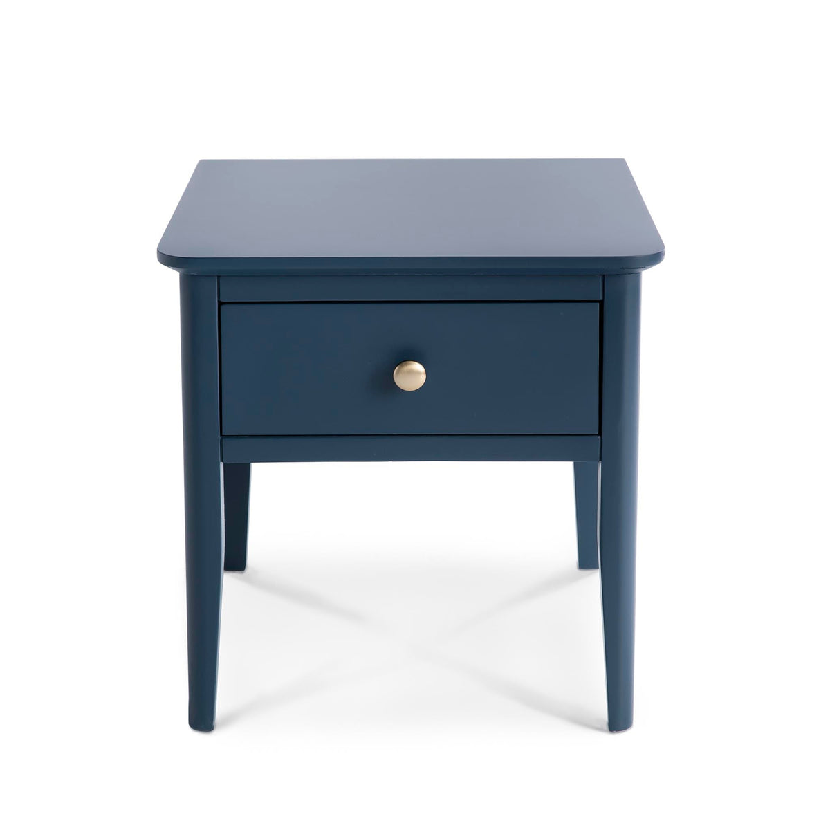 Stirling Blue Side Lamp Table - Front view