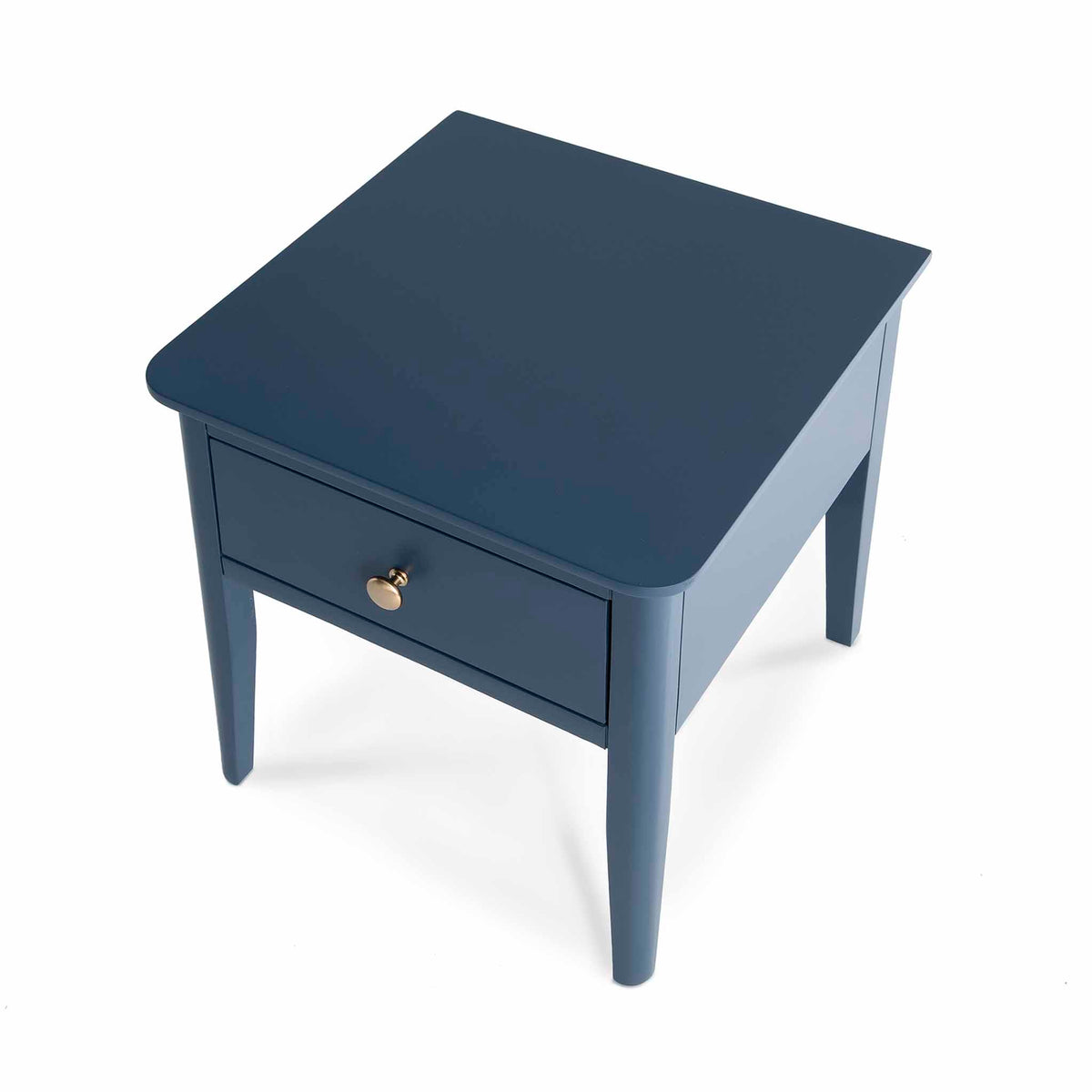 Stirling Blue Side Lamp Table -  Top view