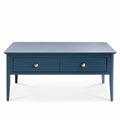 Stirling Blue Coffee Table - Front view