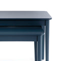 Stirling Blue Nest of Tables - Birds eye view of tables nested