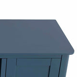 Stirling Blue 120cm Large TV Unit - Top view
