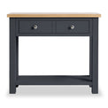 Farrow Charcoal Console Table with storage