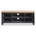 Farrow Charcoal Large 120cm TV Unit with storage