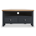 Farrow Charcoal Corner TV Cabinet Stand