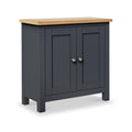 Farrow Charcoal Cupboard from Roseland Furniture - Angle View
