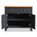 Farrow Charcoal Small Sideboard Storage CabinetFarrow 2 Door Small Sideboard from Roseland Furniture