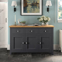 Farrow Charcoal Grey Large Sideboard Cabinet for living room