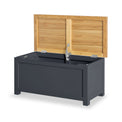 Farrow Charcoal Blanket Box