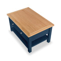 Farrow Navy Blue Coffee Table from Roseland Furniture