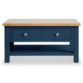 Farrow Navy Blue Coffee Table from Roseland Furniture