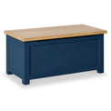 Farrow Navy Blanket Box