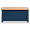 Farrow Navy Blue Blanket Box from Roseland Furniture