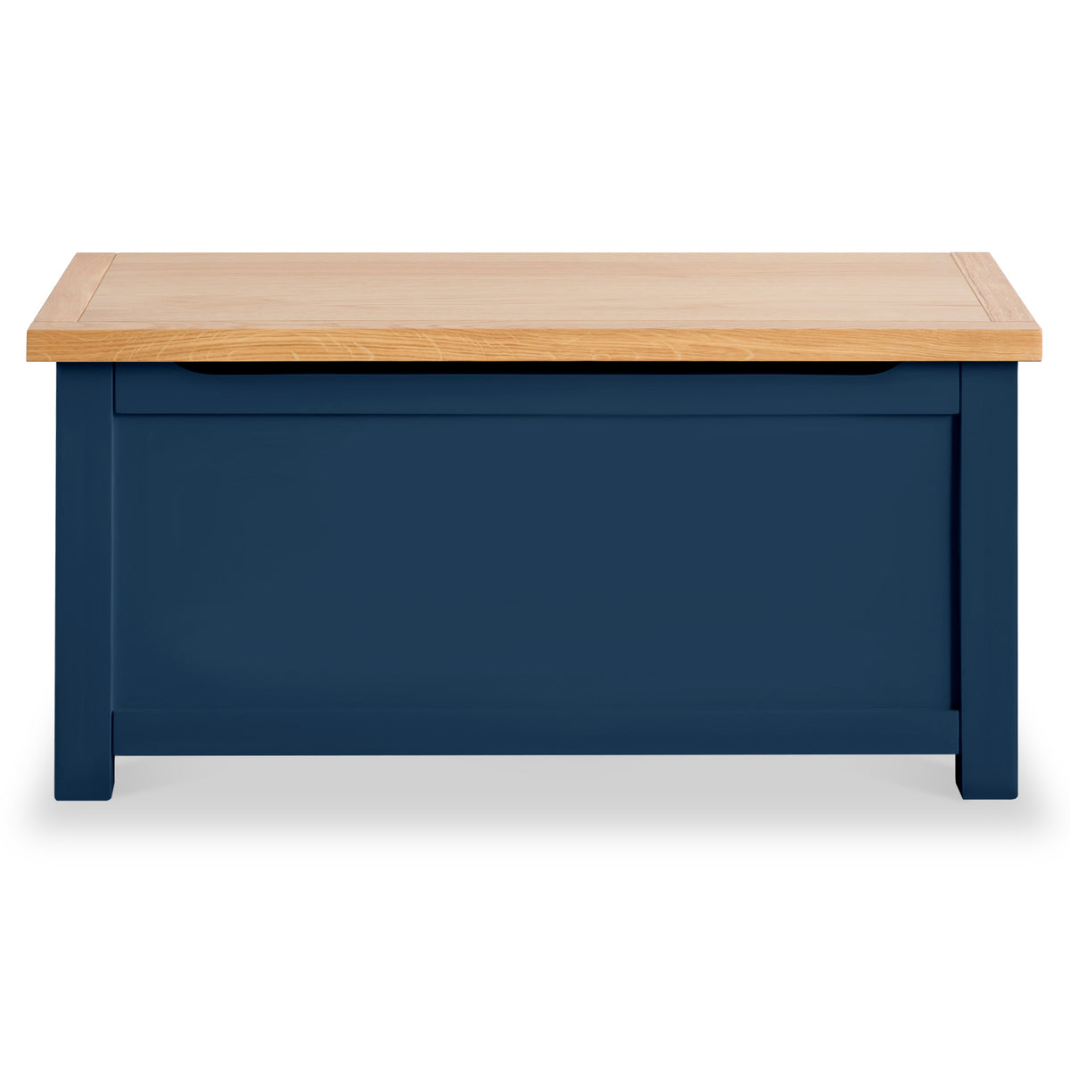 Farrow Navy Blue Blanket Box from Roseland Furniture