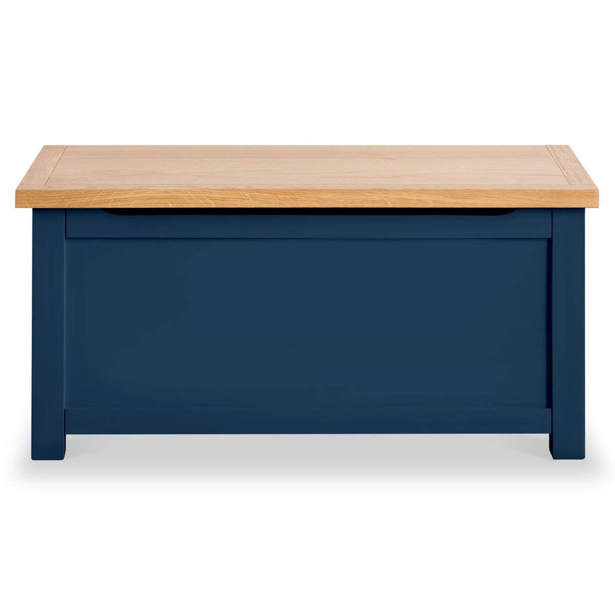 Farrow Navy Blue Blanket Box from Roseland Furniture