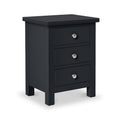 Cornish Black Bedside Table from Roseland Furniture