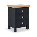 Farrow Black Bedside Table from Roseland