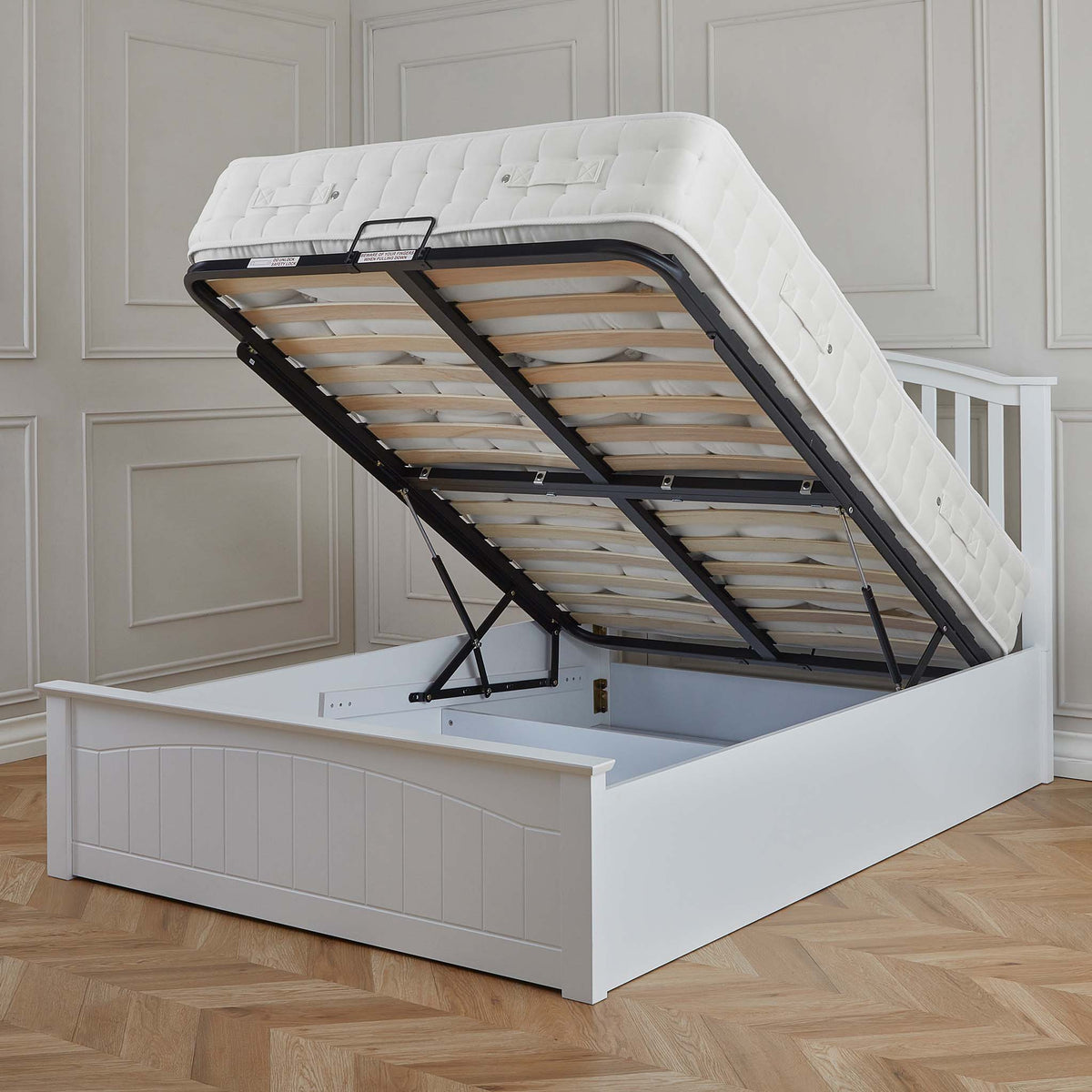 Chiltern White Ottoman Storage Bed