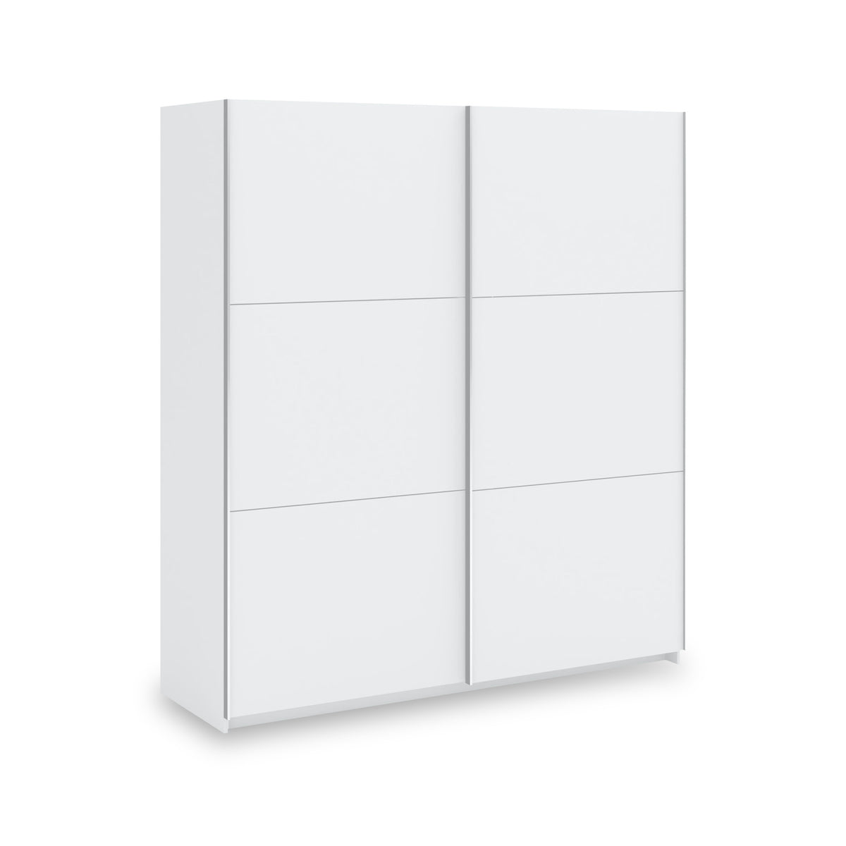 Holland White 180cm Sliding Double Wardrobe from Roseland Furniture