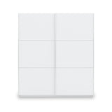 Holland White 180cm Sliding Double Wardrobe