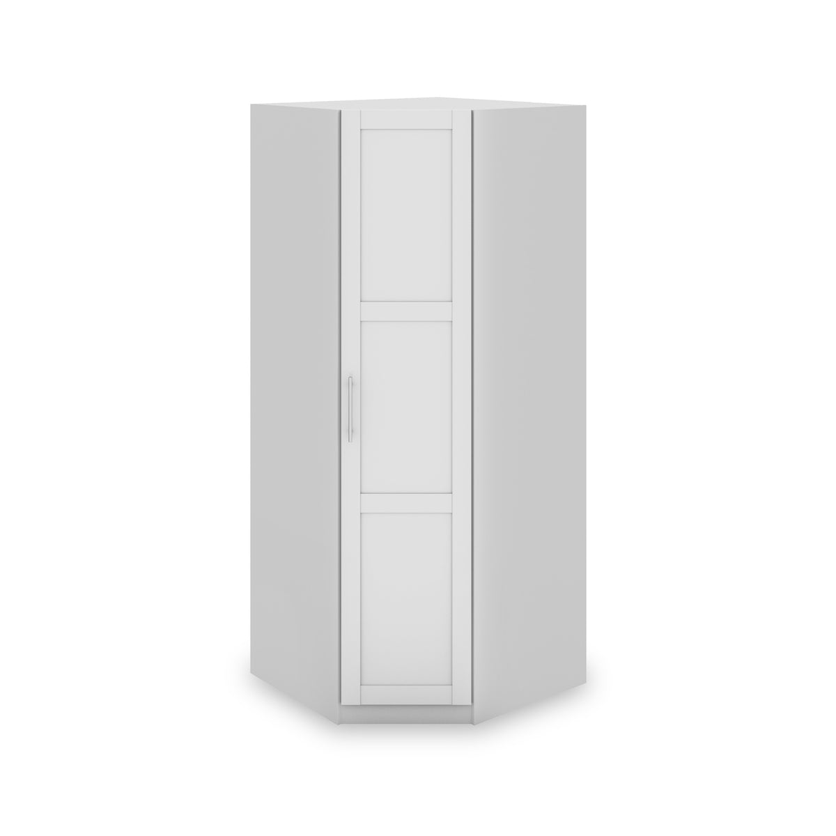 Bithlo White Corner Wardrobe from Roseland Furniture